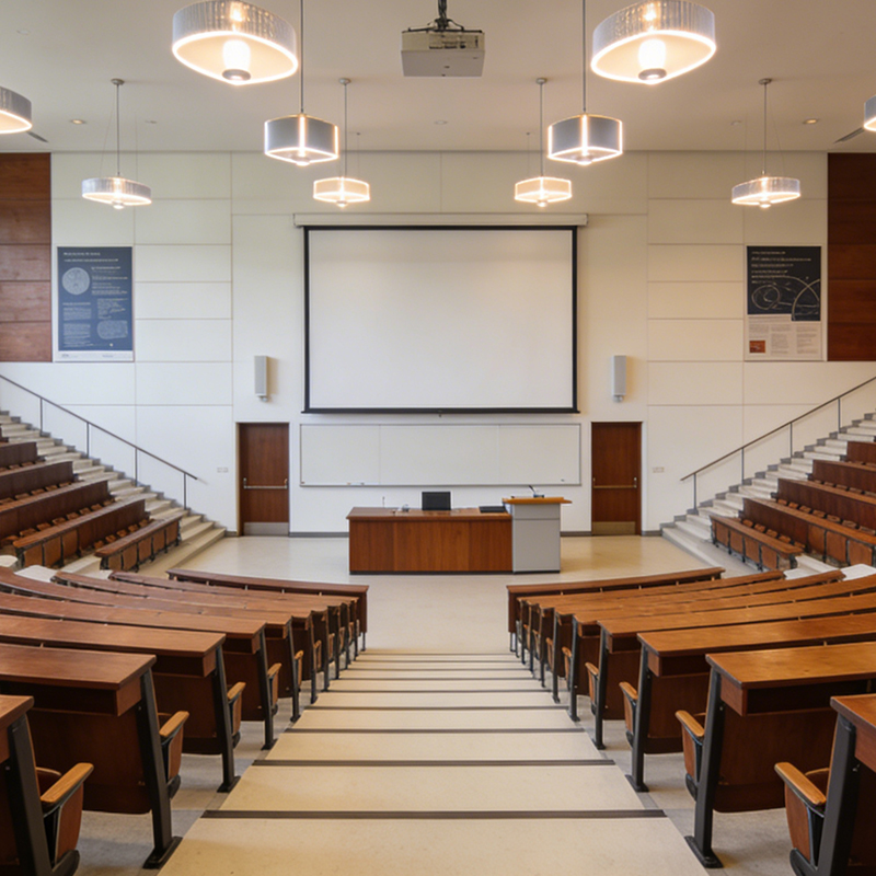 Lecture Hall Desk — with dimensions