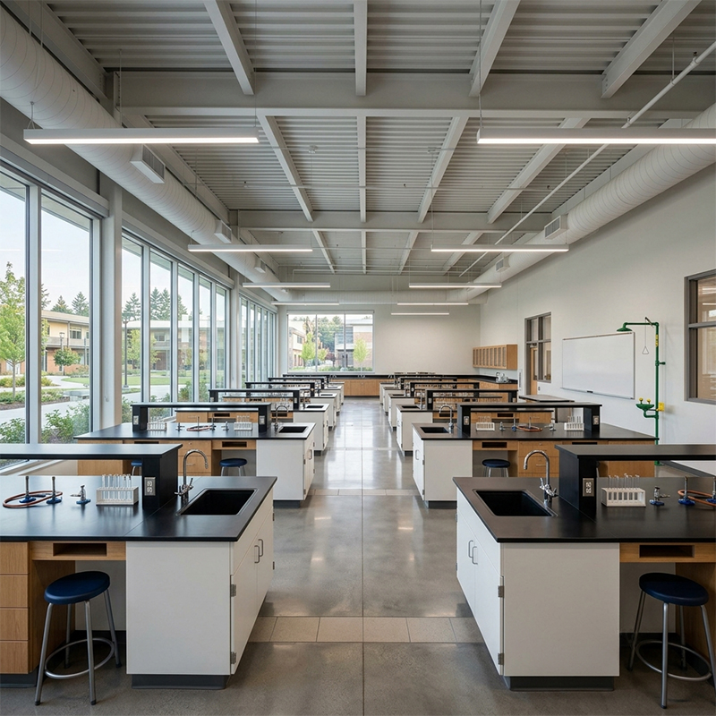 K-12 Science Lab Workstation — shown in context
