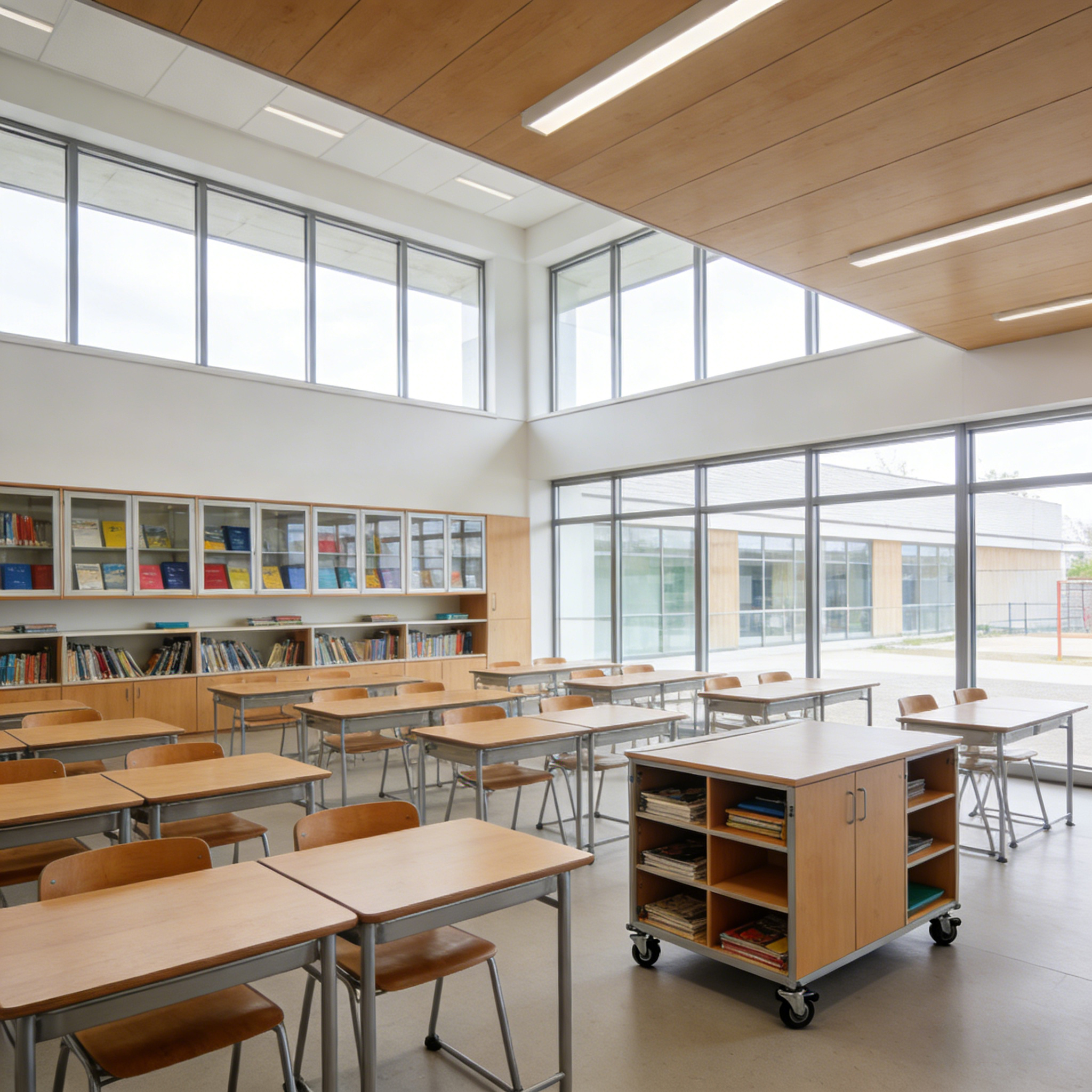 Classroom Desk & Chair Set — close-up detail