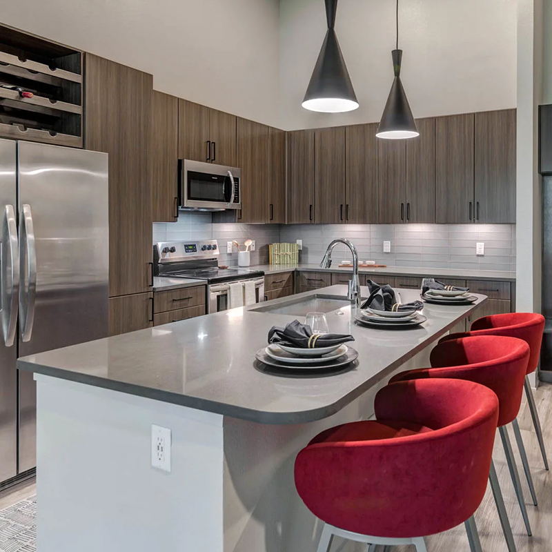 Kitchen Island for Luxury Residences — close-up detail