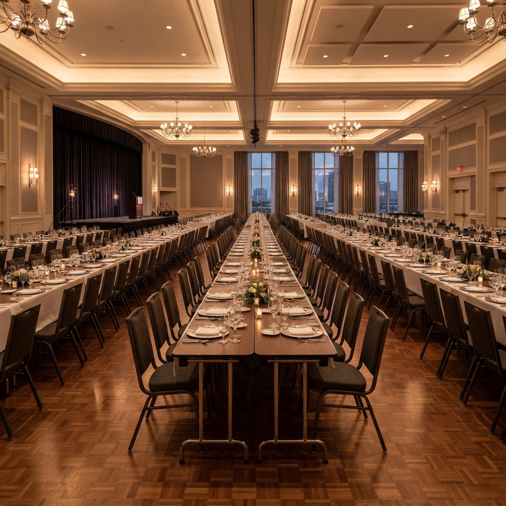 Folding Banquet Tables — with dimensions