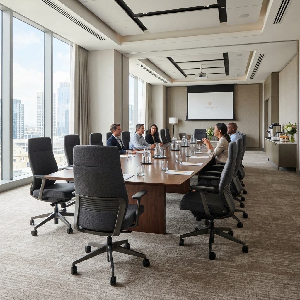 High-Back Swivel Conference Chairs — Hymebel Hotel Furniture