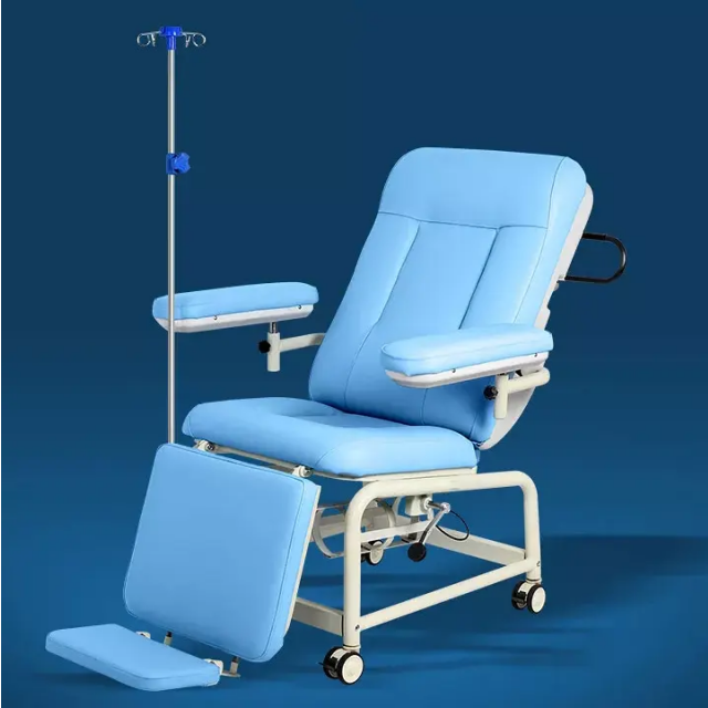 Recovery Injection Chair with IV Pole — Hymebel Healthcare Furniture