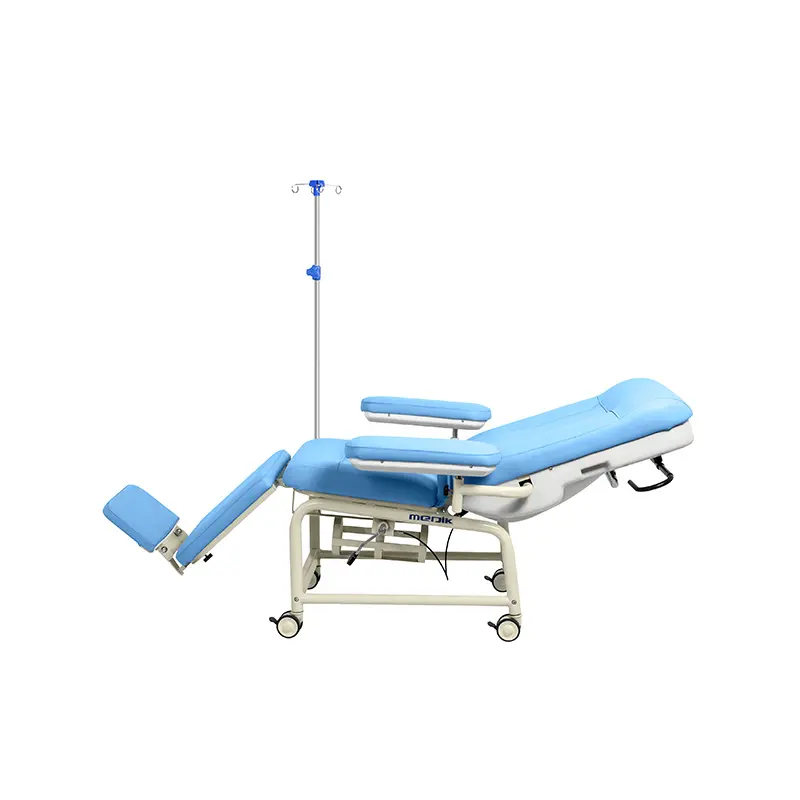 Recovery Injection Chair with IV Pole — close-up detail