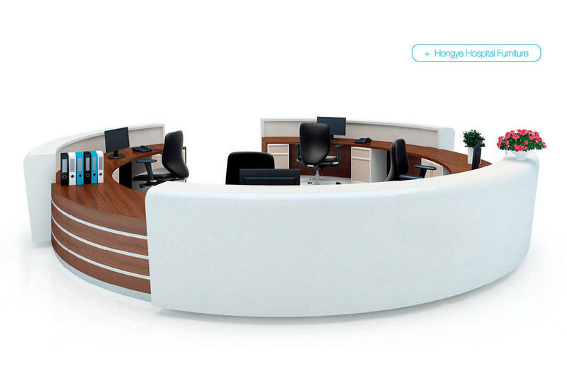 Custom Nurse Station Counter — Hymebel Healthcare Furniture