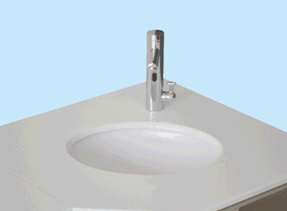 Exam Room Cabinet with Sink — shown in context