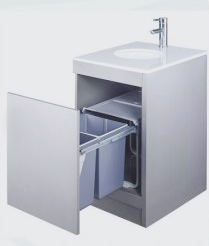 Exam Room Cabinet with Sink — close-up detail
