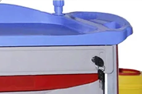 Medical Treatment Cart — with dimensions