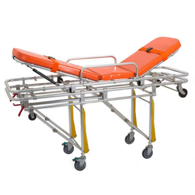 Hospital Stretcher Trolley Bed (Wheeled) — shown in context