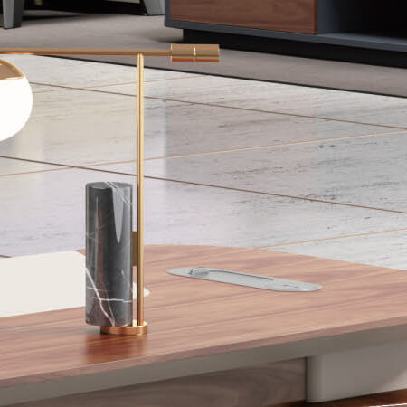 12-Person Conference Table — with dimensions