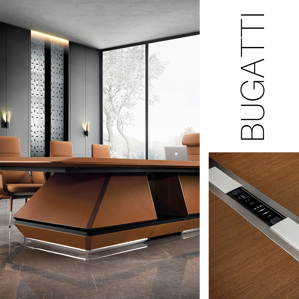 Meeting Table 4200×1600 mm (Wood) — close-up detail