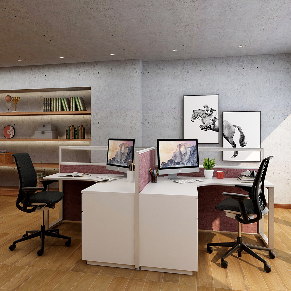 Two-Person Back-to-Back Workstation — shown in context